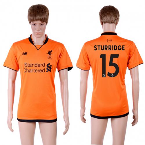 Liverpool #15 Sturridge Sec Away Soccer Club Jersey
